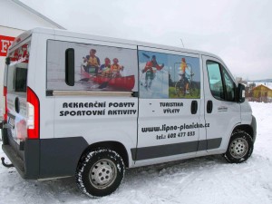 Náš skibus, který Vás odveze na Hochficht i zpátky