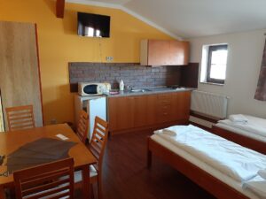 Obytná kuchyňka v apartmá